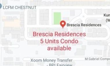 5 Condo Units at Brescia Residences Lilac St, West Fairview
