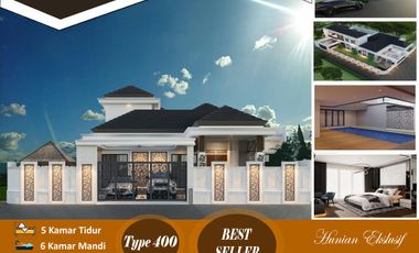 HUNIAN EXCLUSIVE DI KOTA PEKANBARU FULL INTERIOR DAN KOLAM RENANG