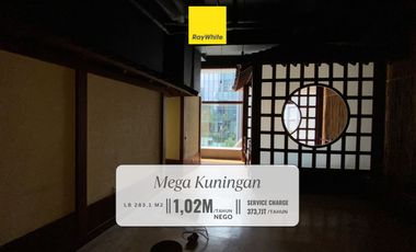 Premium Japanese Restaurant Space for Lease - CBD Mega Kuningan, Bare Unit with Built-in Japanese Interior