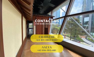 Premium Japanese Restaurant Space for Lease - CBD Mega Kuningan, Bare Unit with Built-in Japanese Interior