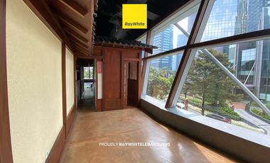 Premium Japanese Restaurant Space for Lease - CBD Mega Kuningan, Bare Unit with Built-in Japanese Interior