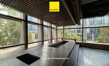 Premium Japanese Restaurant Space for Lease - CBD Mega Kuningan, Bare Unit with Built-in Japanese Interior