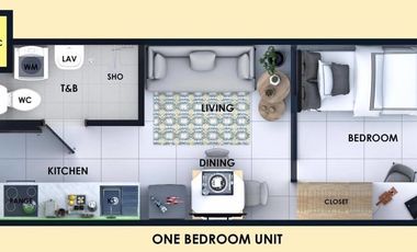 1-Bedroom Condominium Ready For Occupancy in Cebu City