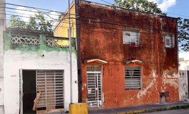 Casa para remodelar en venta en el Centro de Mérida