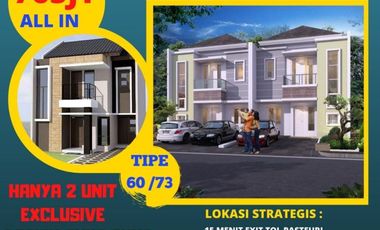 Rumah New Minimalis di Sariwangi ke UPI , NHI , UNPAS 14 mnt Harga Cash keras Discount Sampai 70jt hanya Bulan ini.