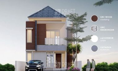 Rumah Dijual 2 Lantai Di Kota Bogor Desain Suka Suka Dekat Perum Bukit Cimanggu
