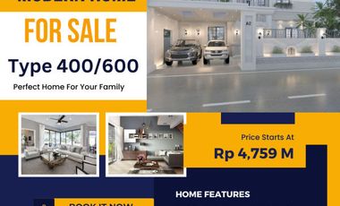 Rumah Mewah di Kawasan Premium di Jual Sokearno Hatta