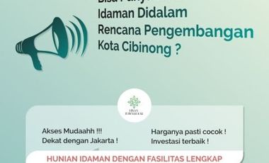 Rumah Syariah Mewah Di Pusat pemerintah daerah Cibinong Bogor Harga Promo!!