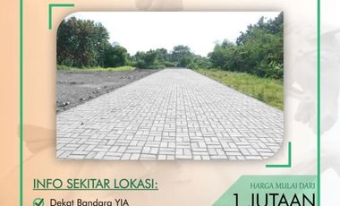 Kavling Cluster Perumahan Barat Bandara YIA, Siap Balik Nama