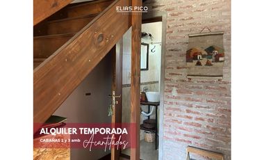 ALQUILER TEMPORADA CABAÑAS en Acantilados MdP