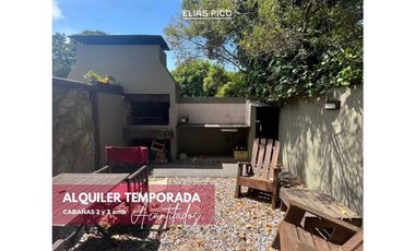 ALQUILER TEMPORADA CABAÑAS en Acantilados MdP