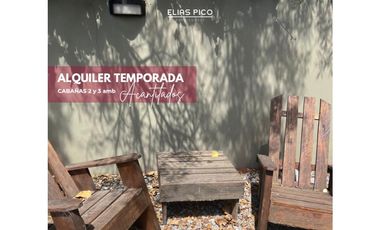 ALQUILER TEMPORADA CABAÑAS en Acantilados MdP