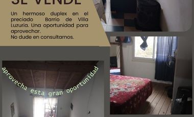 Dúplex en venta 2 ambientes en Villa Luzuriaga