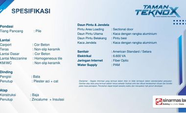 Rudang Baru Modern Keren, Taman Tekno X Tahap 2 di BSD City