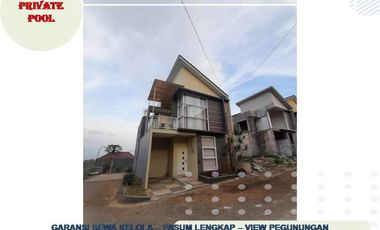 Rumah Villa Dijual Di Batu Malang Tipe 67 Udara Dingin dan Sjkue