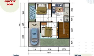 Rumah Villa Dijual Di Batu Malang Tipe 67 Udara Dingin dan Sjkue