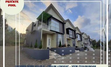 Rumah Villa Dijual Di Batu Malang Tipe 67 Udara Dingin dan Sjkue