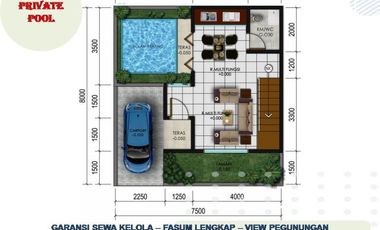 Rumah Villa Dijual Di Batu Malang Tipe 67 Udara Dingin dan Sjkue