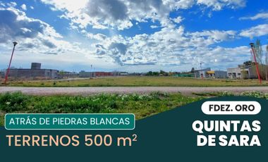 Terreno 500 m2 en venta - Quintas de Sara Fdez Oro