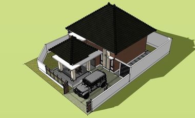 DIJUAL RUMAH MEWAH DI SLEMAN, DESAIN LIMASAN MODERN