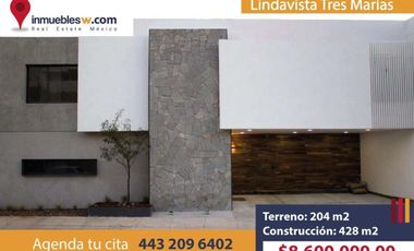 CASA EN VENTA EN LINDAVISTA TRES MARIAS, MORELIA