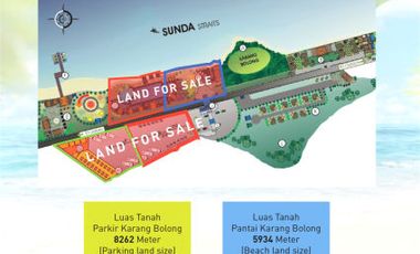 [818D8A] Land for sale 14196m2 in Karang Bolong Beach Tourism area, Cinangka - Banten