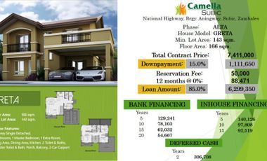 House and Lot for sale in Subic