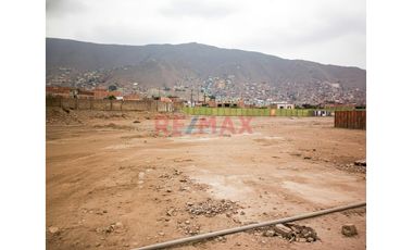 Gran Terreno Con Zonificación Rdm Cerca A Zona Comercial Y Educativa En Lima Este