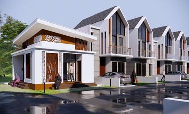 RUMAH DUA LANTAI DEKAT KANTOR KECAMATAN KEBAKKRAMAT DISKON 100 JUTA