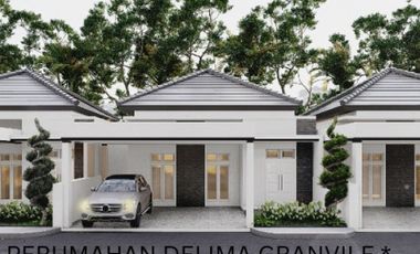 rumah minimalis cluste di jl delima type 45