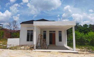 rumah minimalis cluste di jl delima type 45