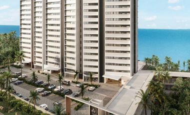 Departamento frente al mar, cava, alberca para adultos, gimnasio, ludoteca, albe