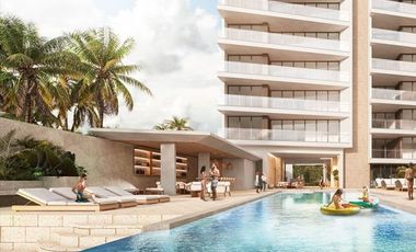 Departamento frente al mar, cava, alberca para adultos, gimnasio, ludoteca, albe