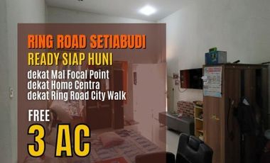 Rumah Dalam Komplek Siap Huni Gratis 3 AC Ring Road Medan