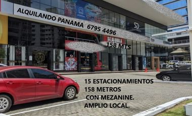 Se Alquila Local 4Comercial 158 Mts con Mezzanine en Obarrio $2.700.00
