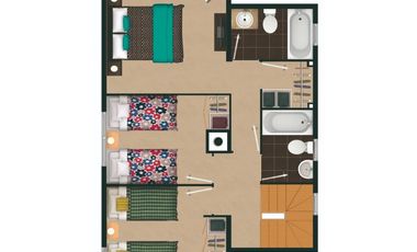 CURAUMA / BOSQUE REAL VI / 3D 3B 2E