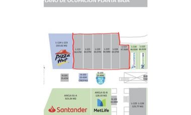 CENTRO de Monterrey Local Renta en 377 mts2 PB LSL