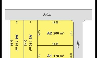 TANAH KAVLING MURAH PURWOREJO, 500 RIBU/METER: BARAT BANDARA YIA