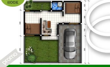 Rumah Dijual di Malang Tipe 25/107 Free Biaya Dekat Alun2