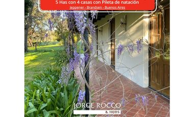 Complejo de Casas de Campo, 5 Has con 4 casas con plieta de natación.