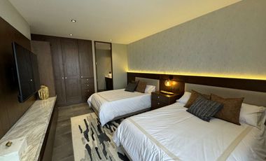 Departamento residencial en venta con terraza, piscina y galería de arte, Mérida