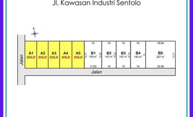 Dijual Tanah Kavling Sentolo Indah Jogja, Include Paving 5 Meter: Cicil 12X
