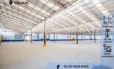 Opportunity to rent an industrial warehouse in Toluca