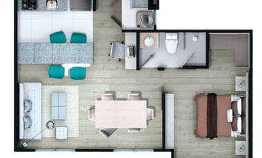 Venta de apartamento en club house Verthia Cajica