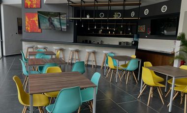 Departamento (tipo loft) de 1 recámara, 1.5 baños, en complejo con amenidades, a un costado de la Ceiba.