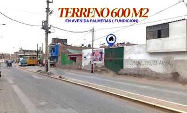 Terreno De 600 M2 En Avenida – Puente Piedra (Fundición)