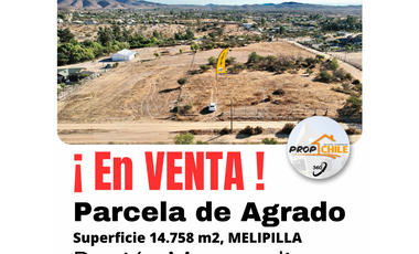 En Venta Parcela, Melipilla, Santiago.