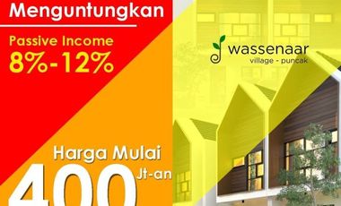 Cluster cantik Konsep Smarthome Ala Villa Sejuk di Cugenang Cipanas