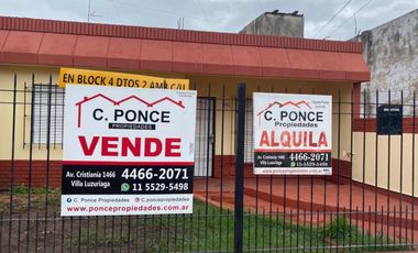 4 Departamentos de 2 ambientes en block, Rafael Castillo (indivisos)