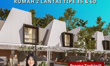 Hanya 300Juta an Dapat Rumah 2 Lantai Konsep Jepang Di Kertajati